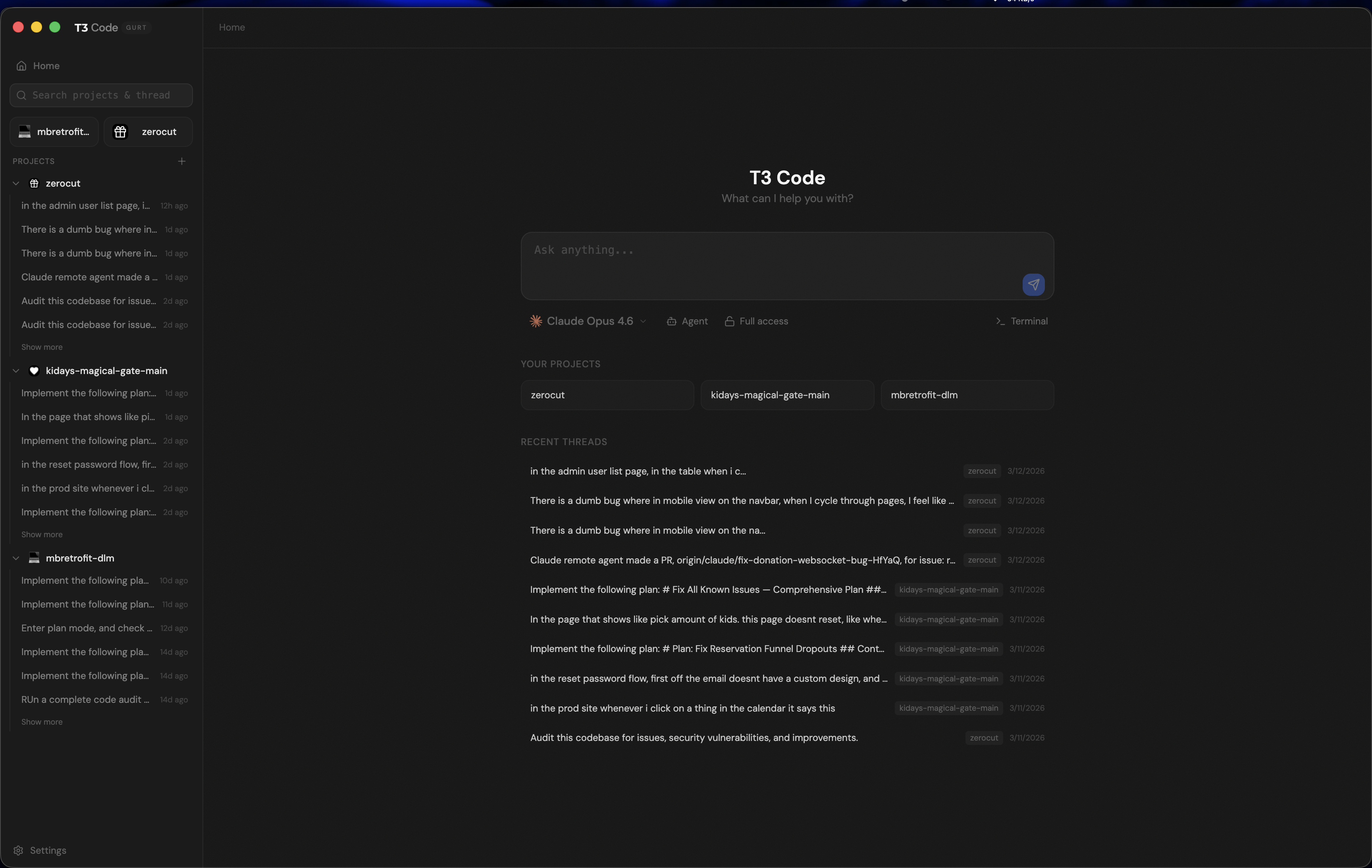 T3 Code (Gurt) — Home